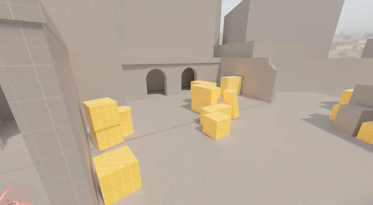 Карта Sandstone FPS в CS2 — Облегчённая версия для слабых ПК